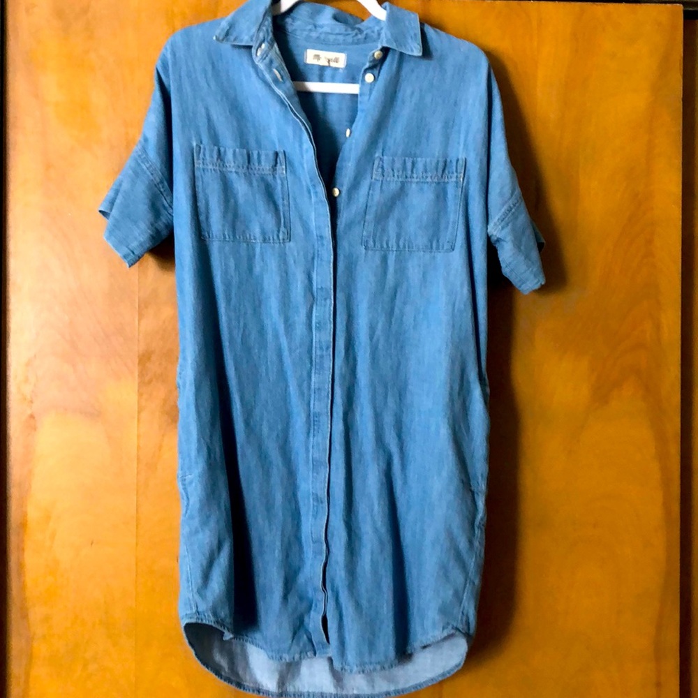 Madewell Denim Shirt Dress